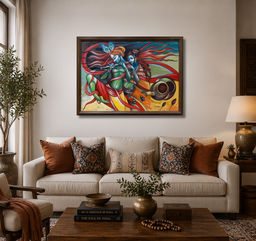 Radha Krishna Painting