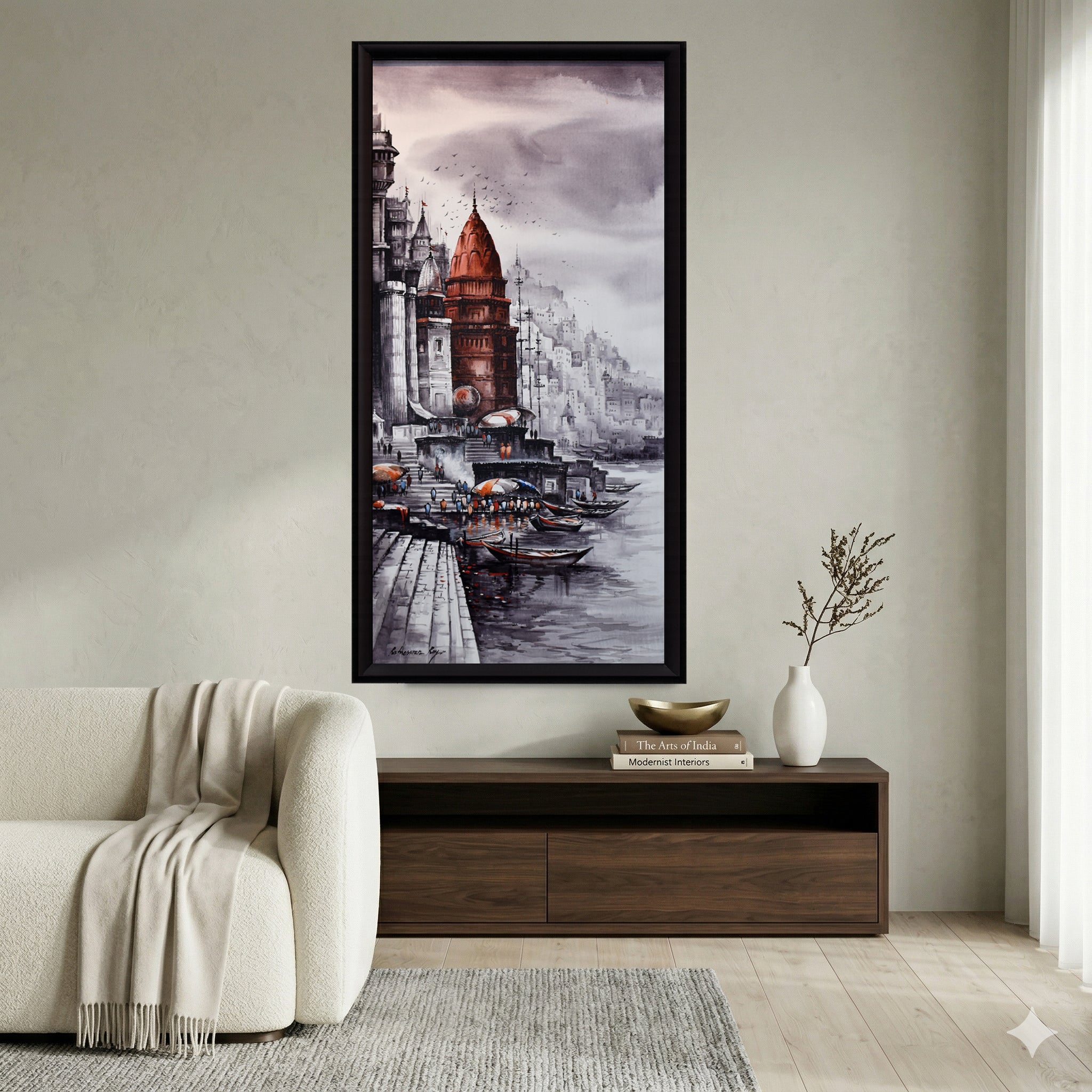 Varanasi Ghat Painting