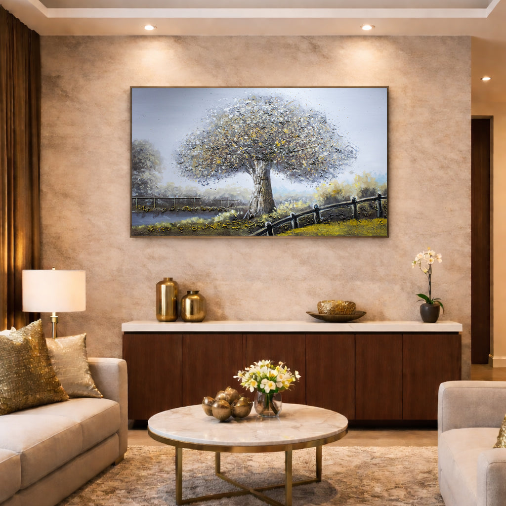 Modern Handmade Abstract Art Tree