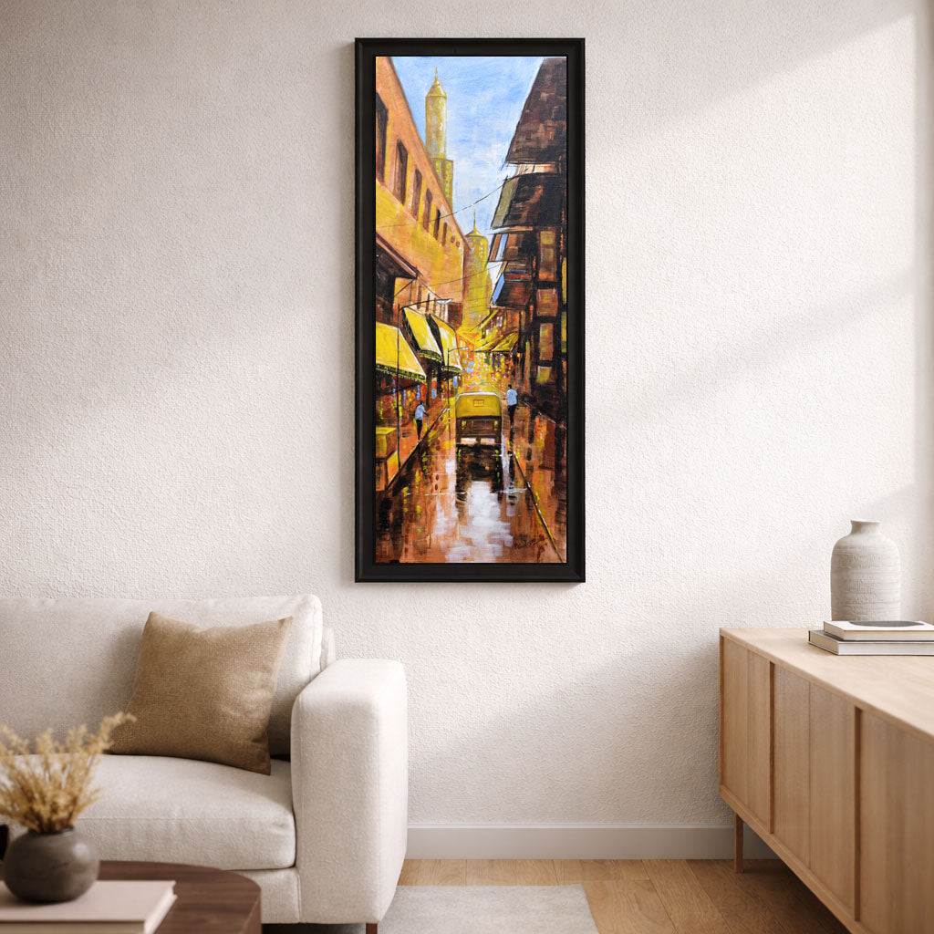Old Street Handmade Painting