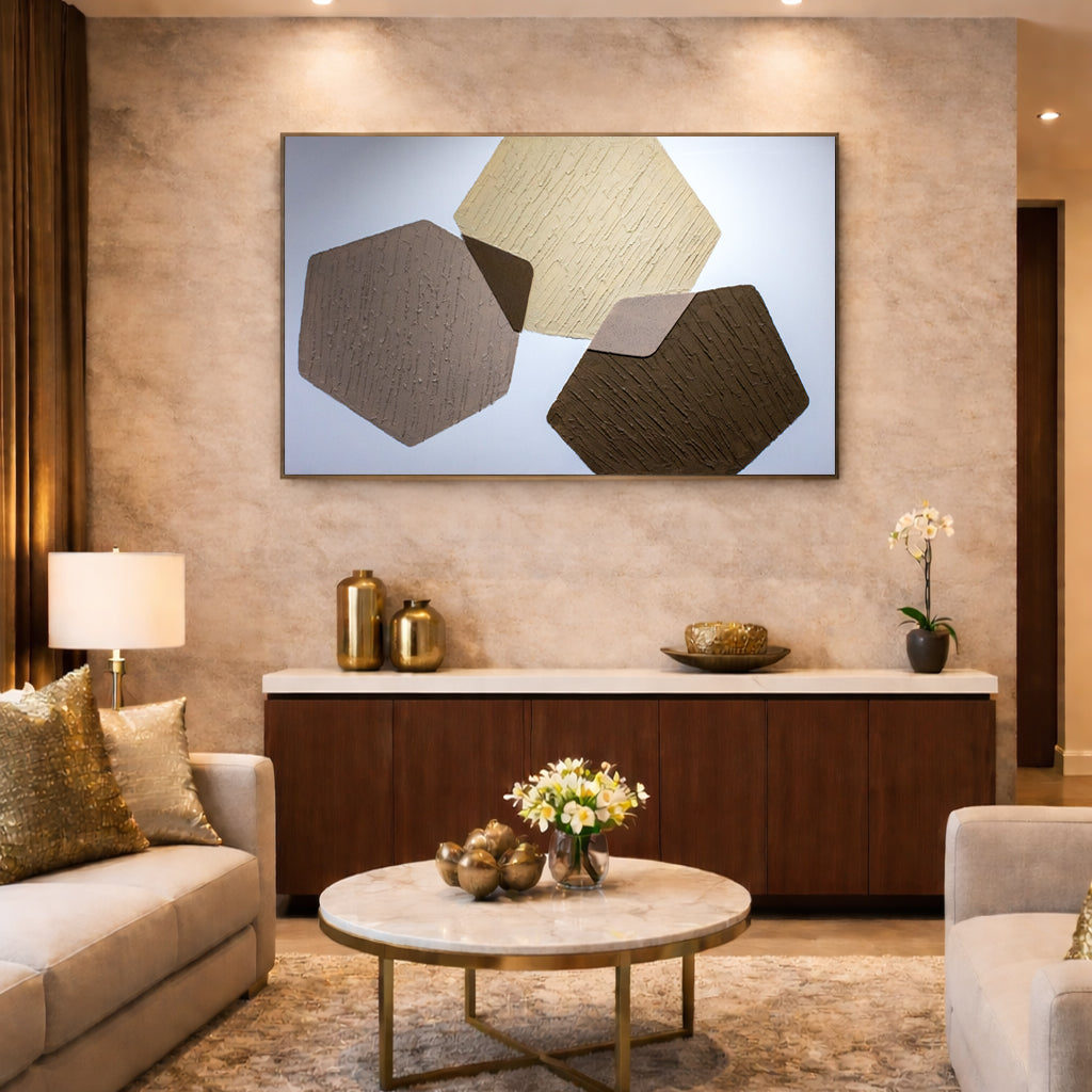 Contemporary Textured Shapes