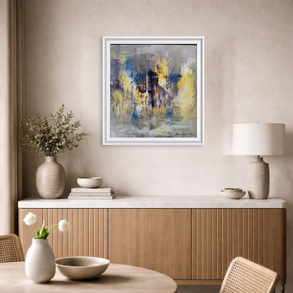 Soft Abstract Handmade Painting