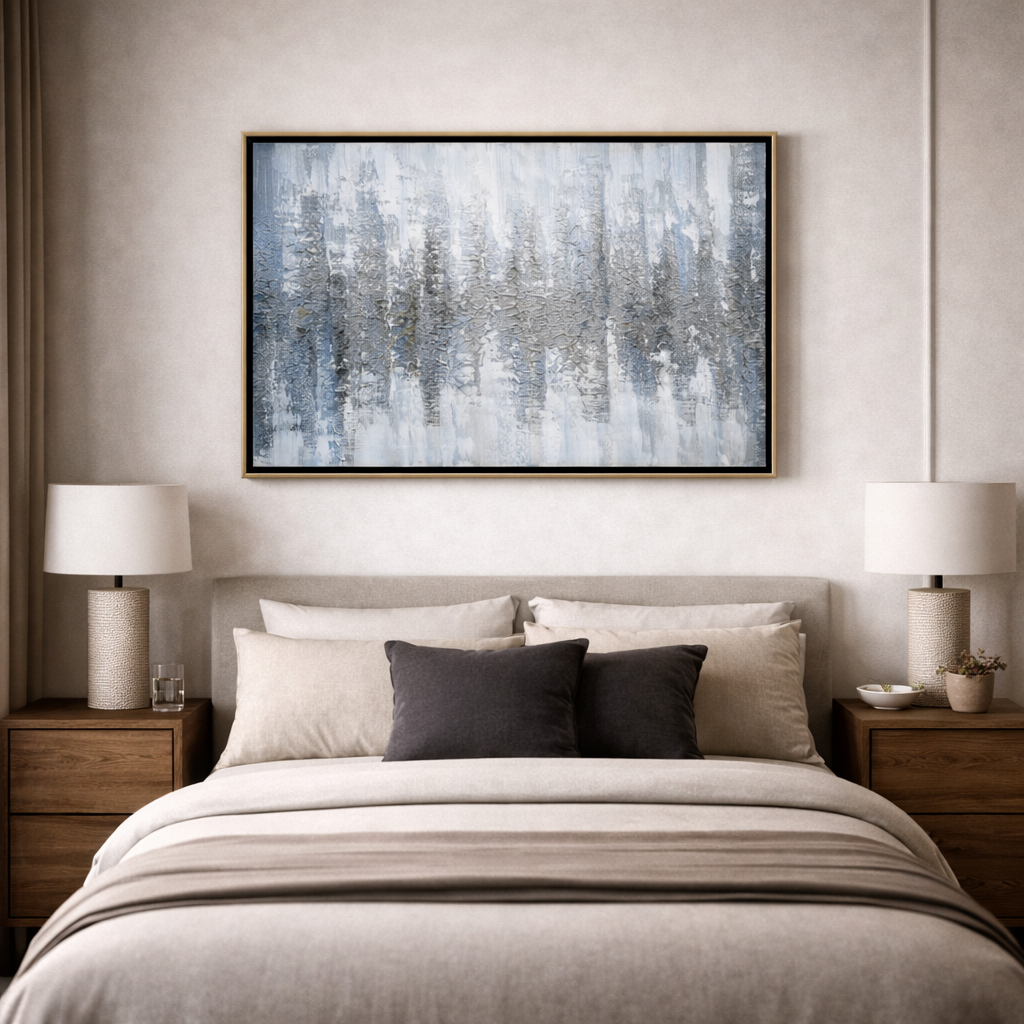 Silver Grey Abstract