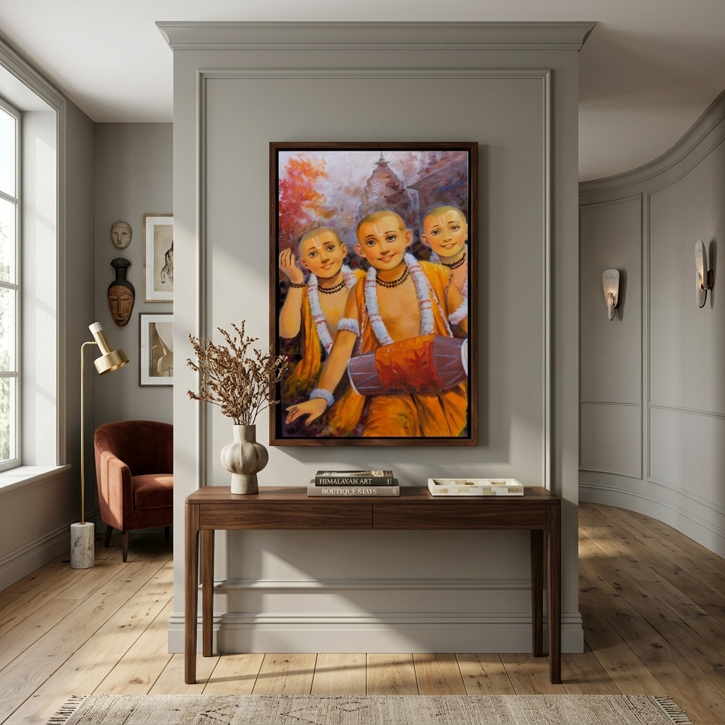 Devotional Hindu Monk