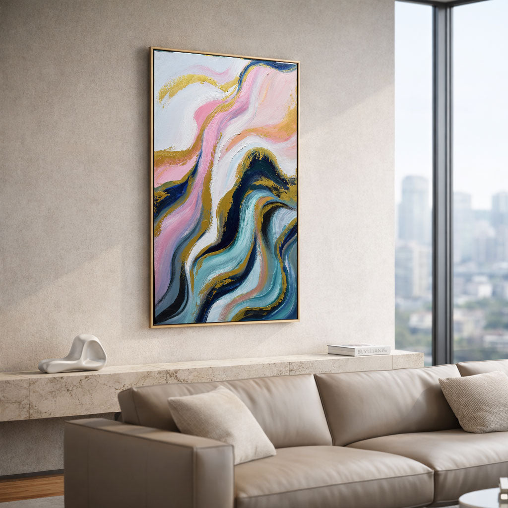 Acrylic Brushstokes Flow Handmade 2