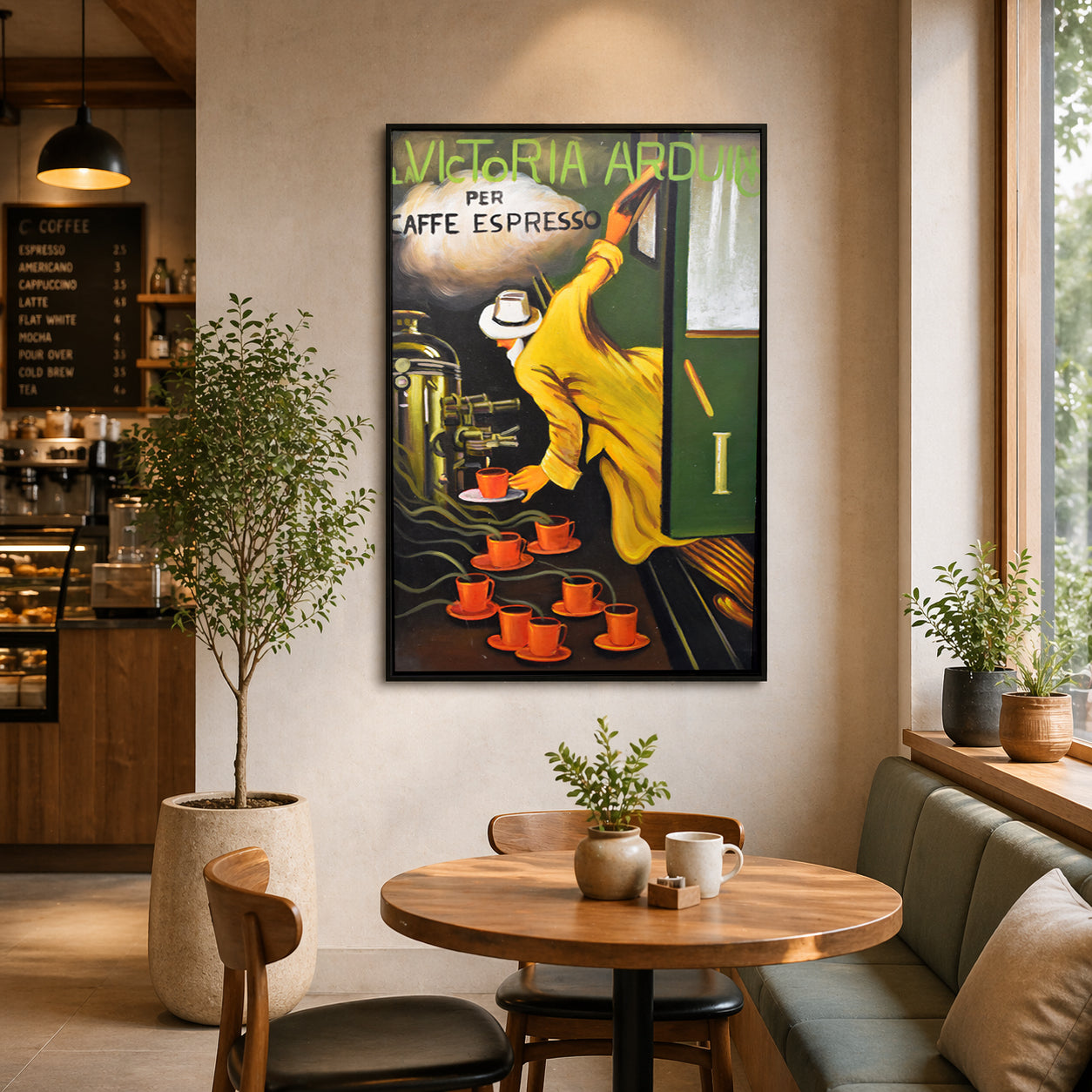 Vintage Coffee Café Poster