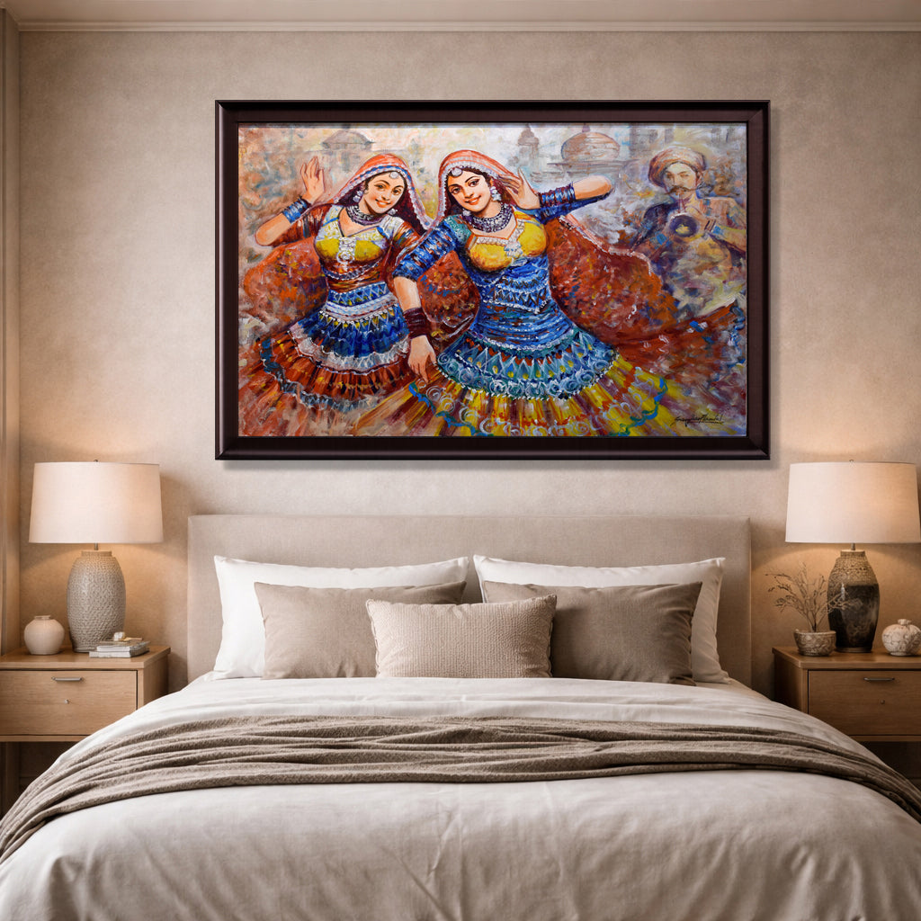 Traditional Indian Folk Dance Painting