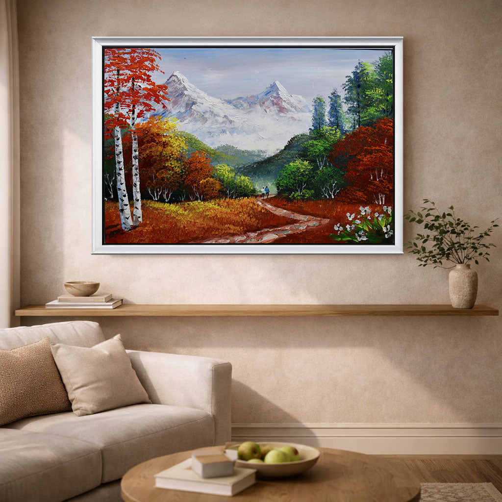 Autumn Valley Handmade Painting