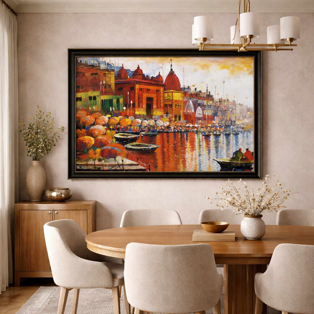 Banaras Evening Reflection