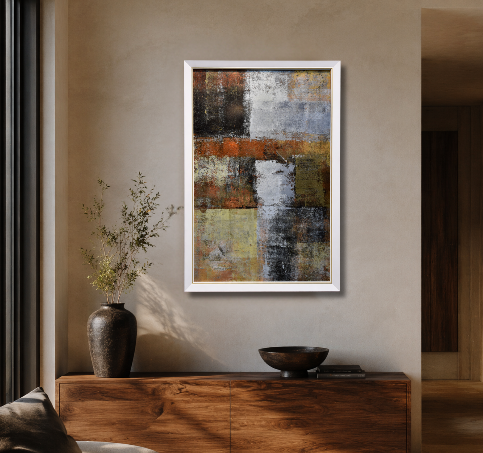 Geometric Abstract Wall
