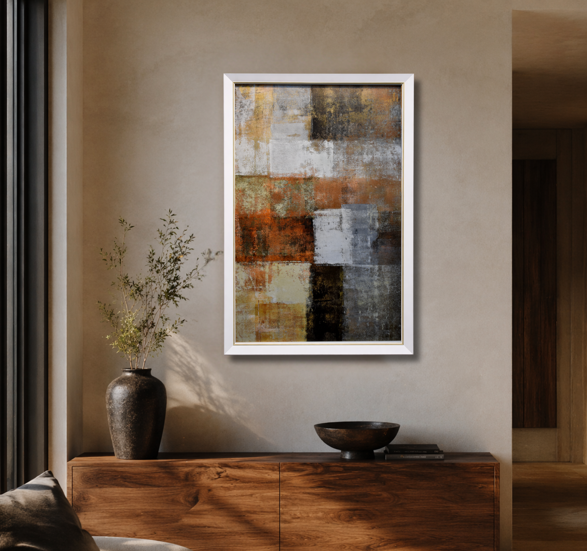 Geometric Abstract Wall ll