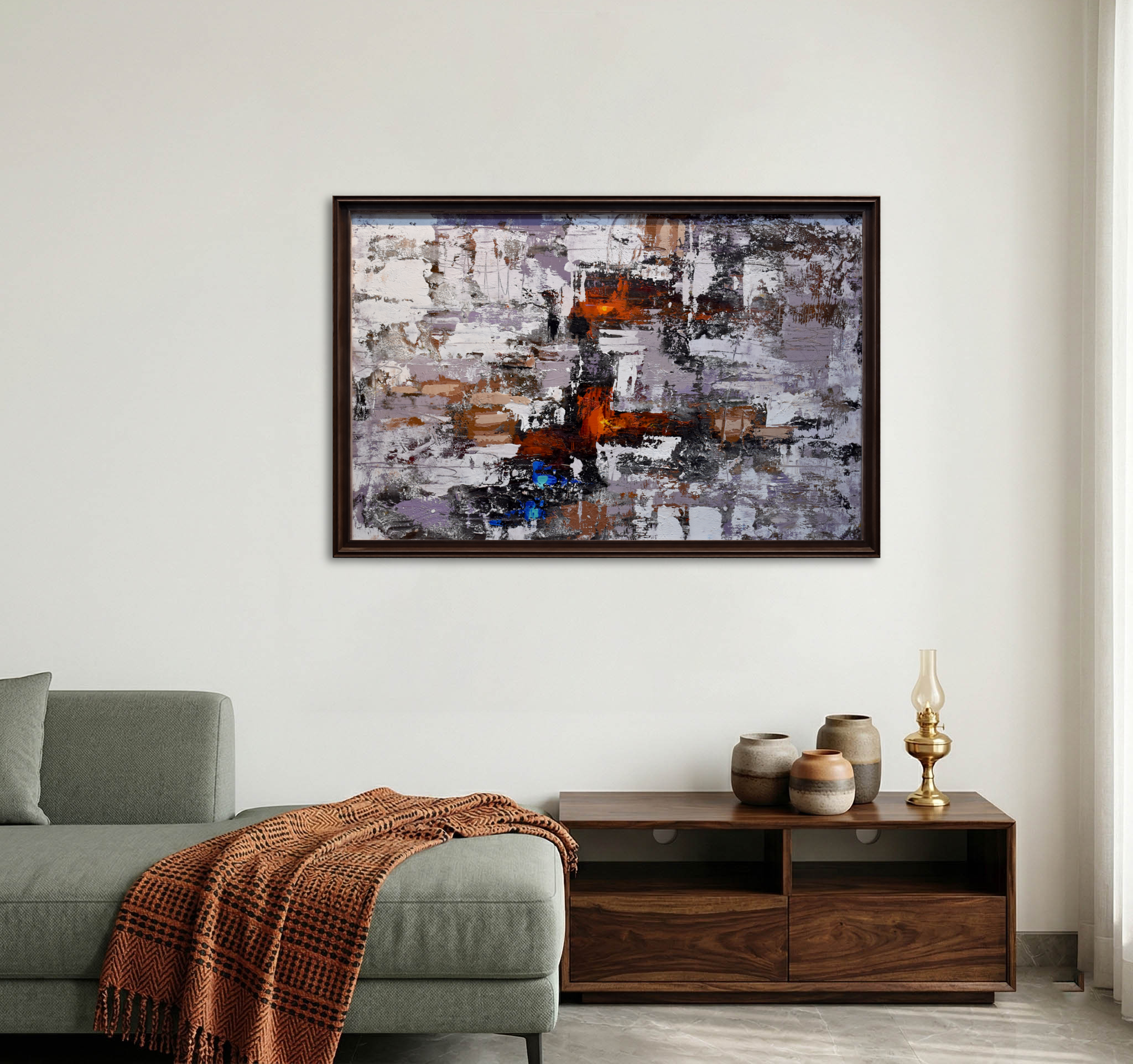 Modern Lavender Abstract ll