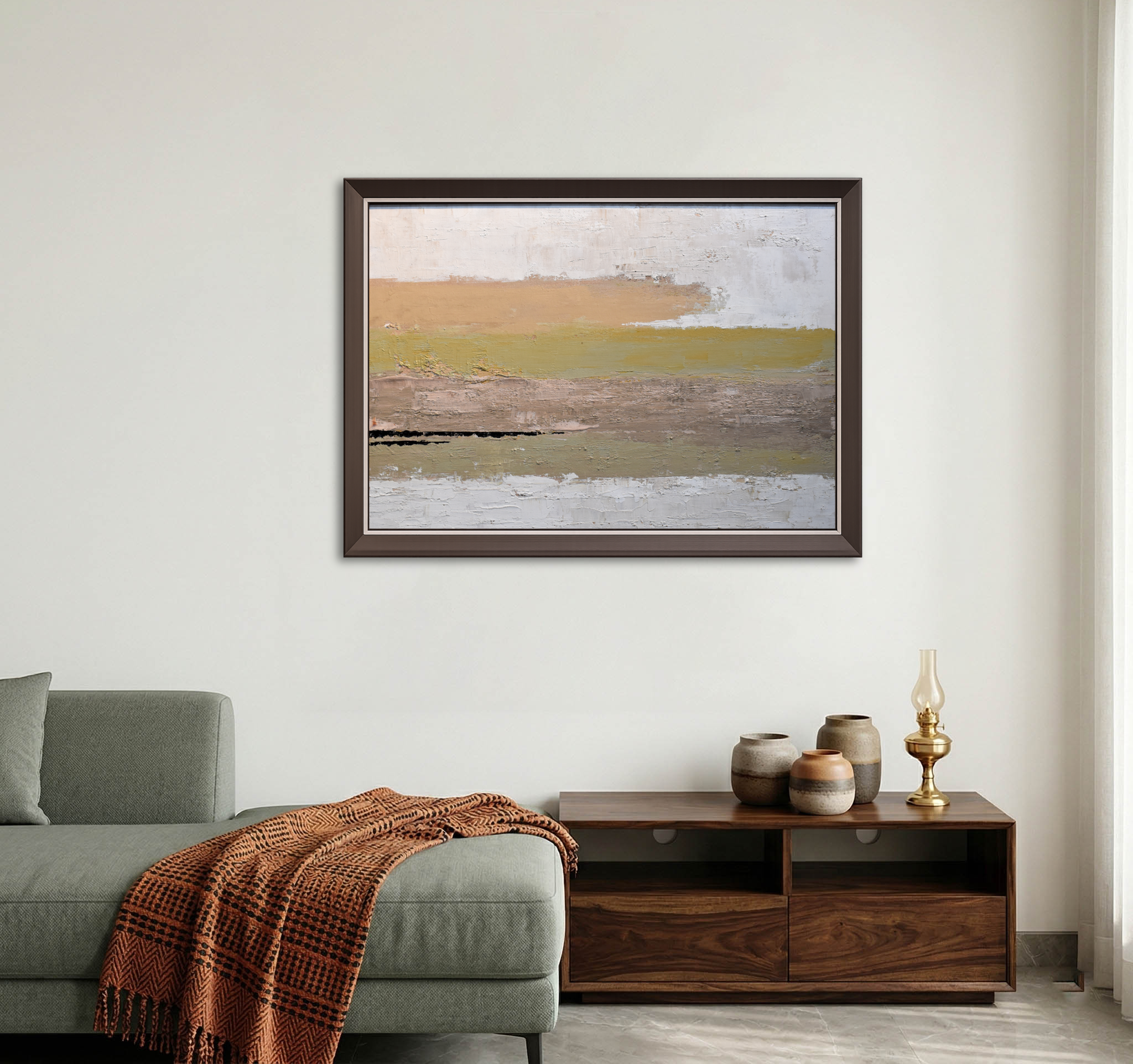 Muted Earth Abstract Wall Art