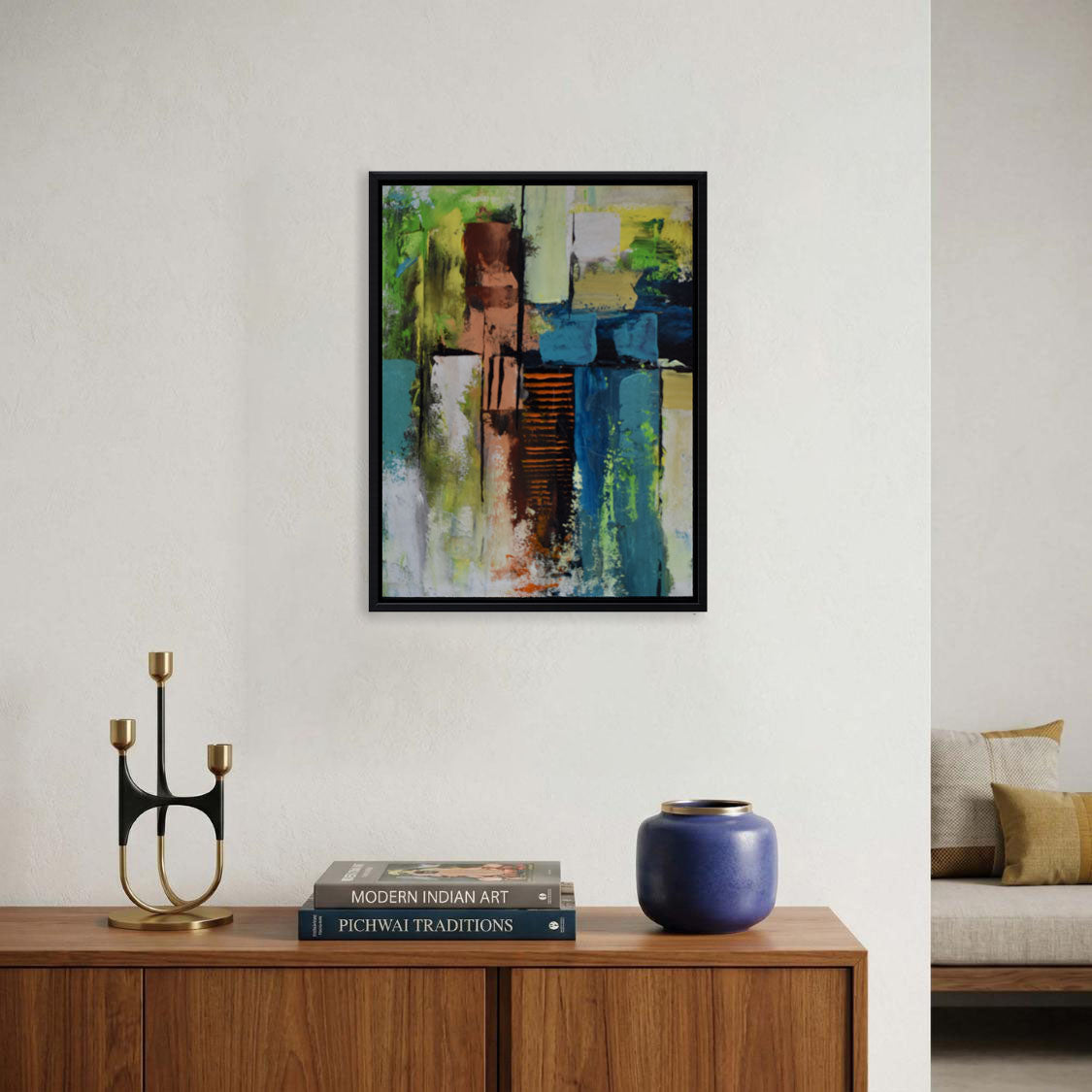Abstract Geometric Painting