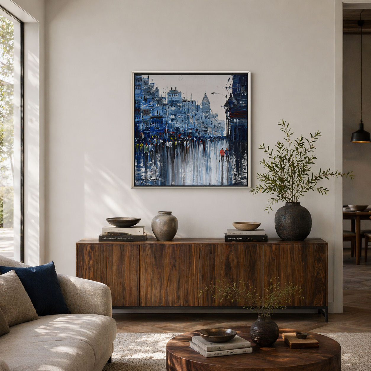 Abstract Cityscape Painting