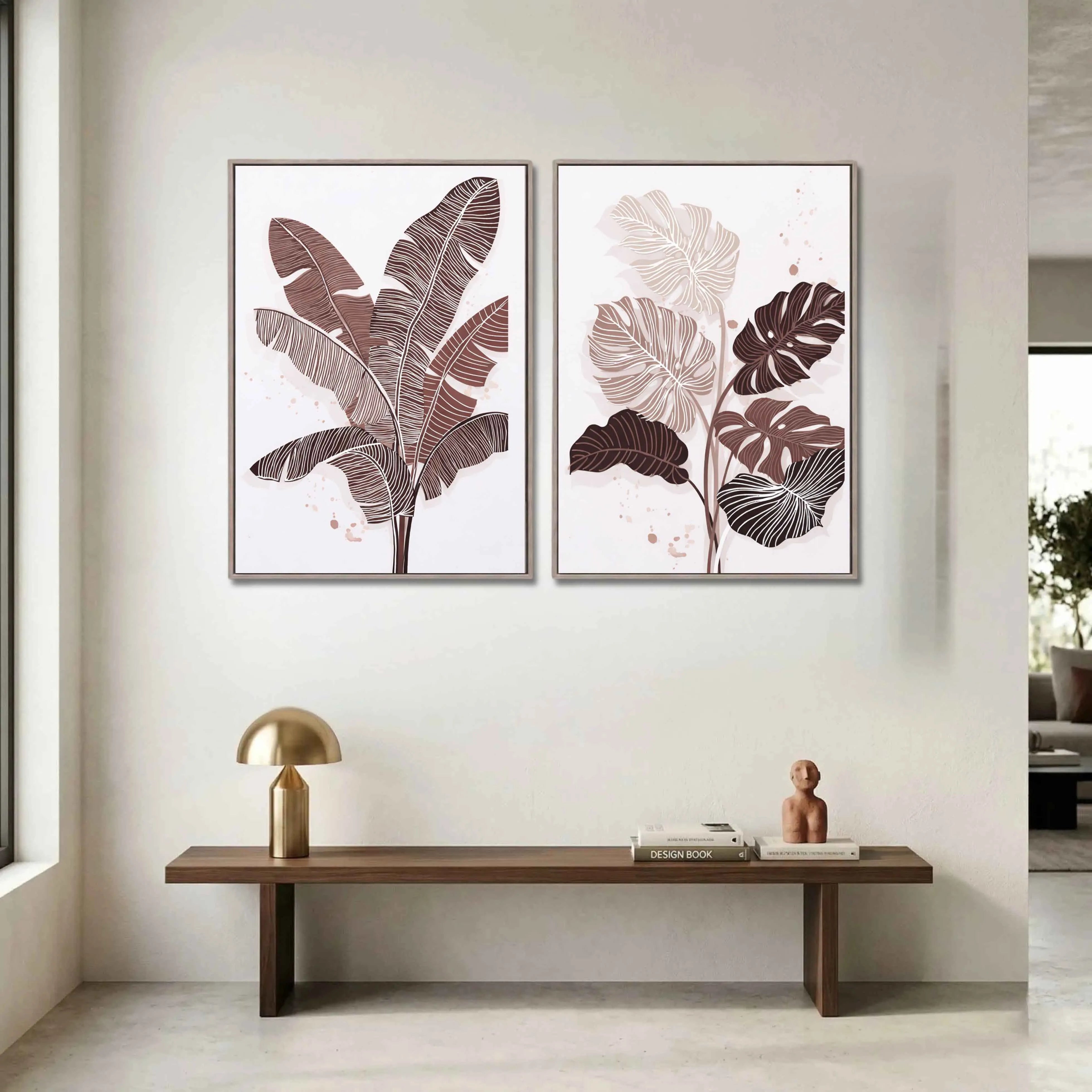 Luxury Leaf Wall Decor Set