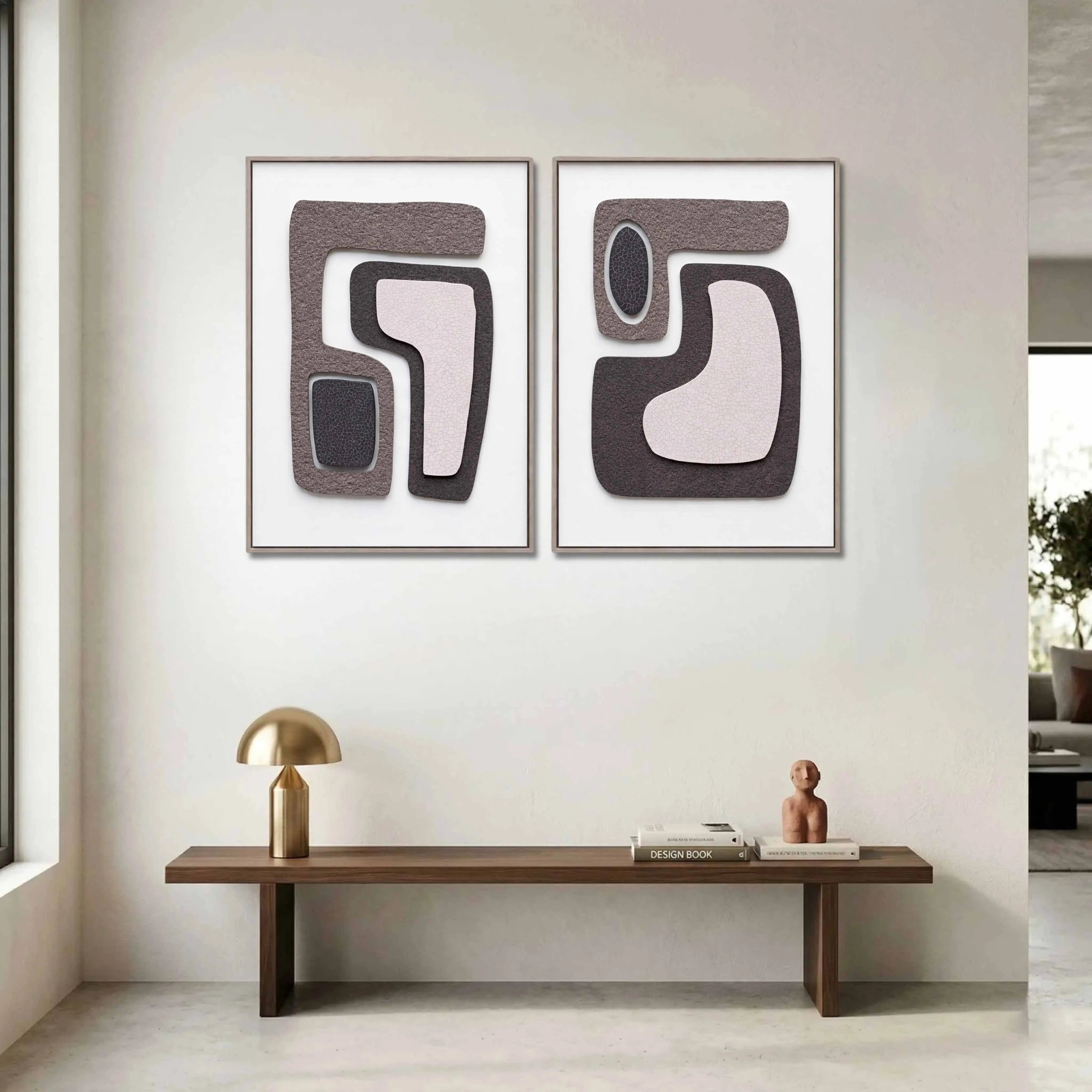 Luxury Interior Artwork Set of Two