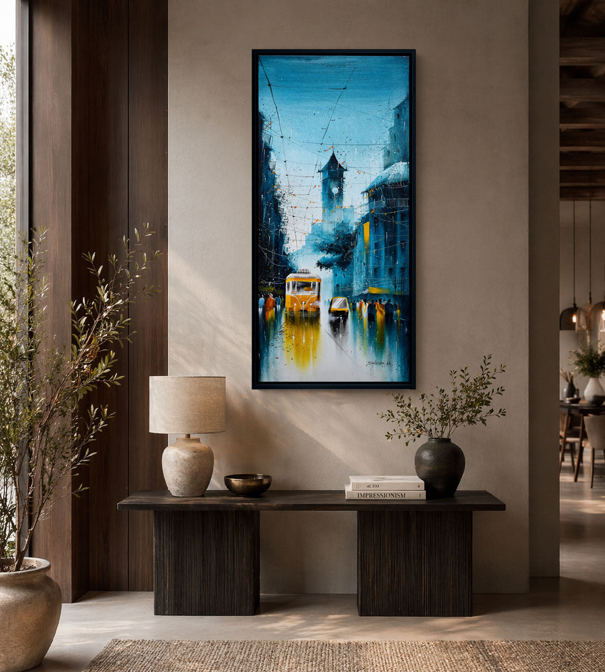 Vertical Blue Urban