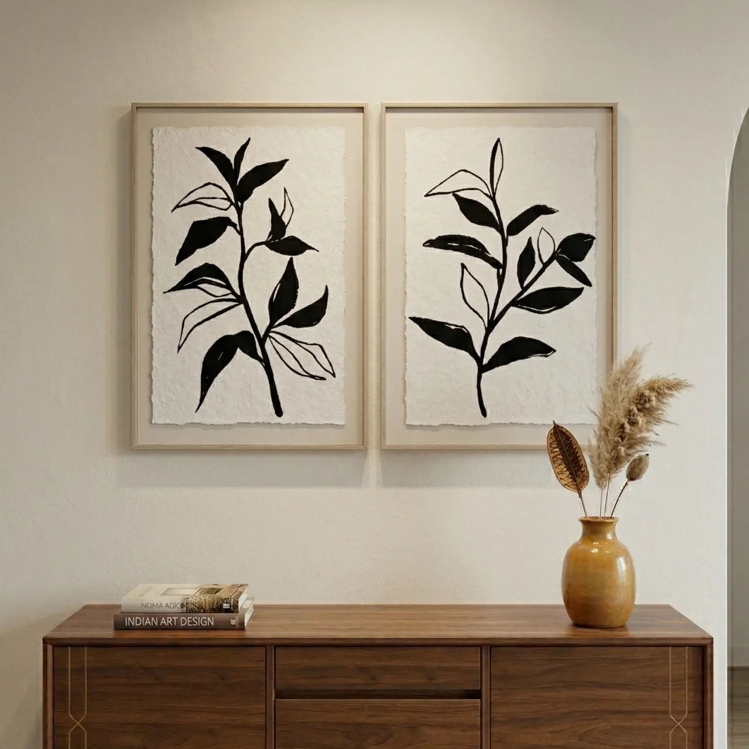 Leaf Branch Set of two