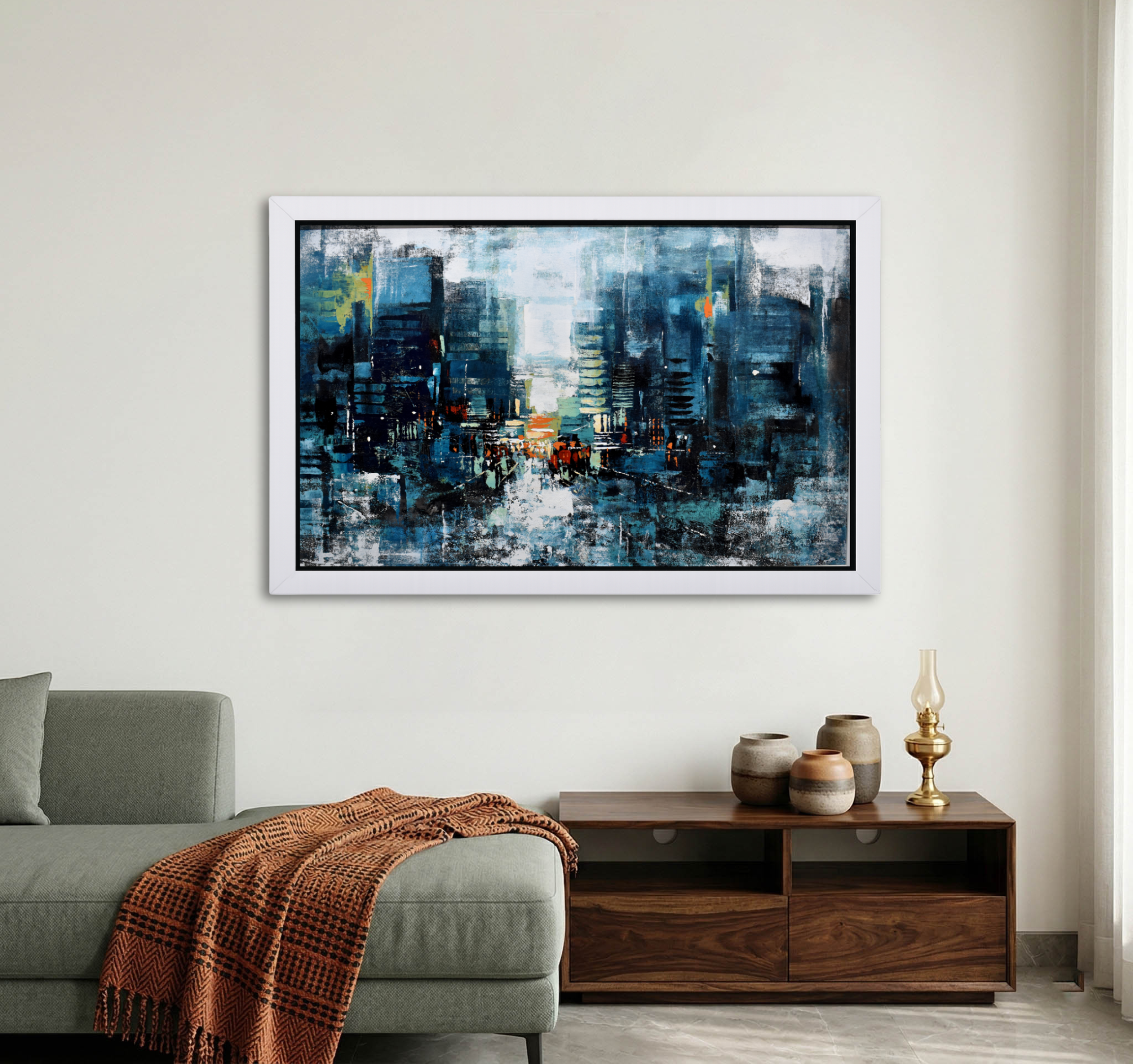 Urban Blue Reflections
