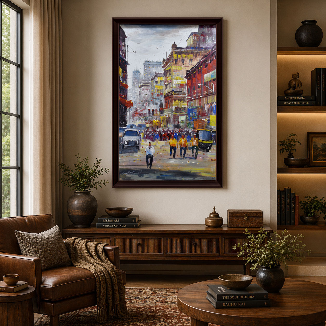 Abstract Cityscape Painting