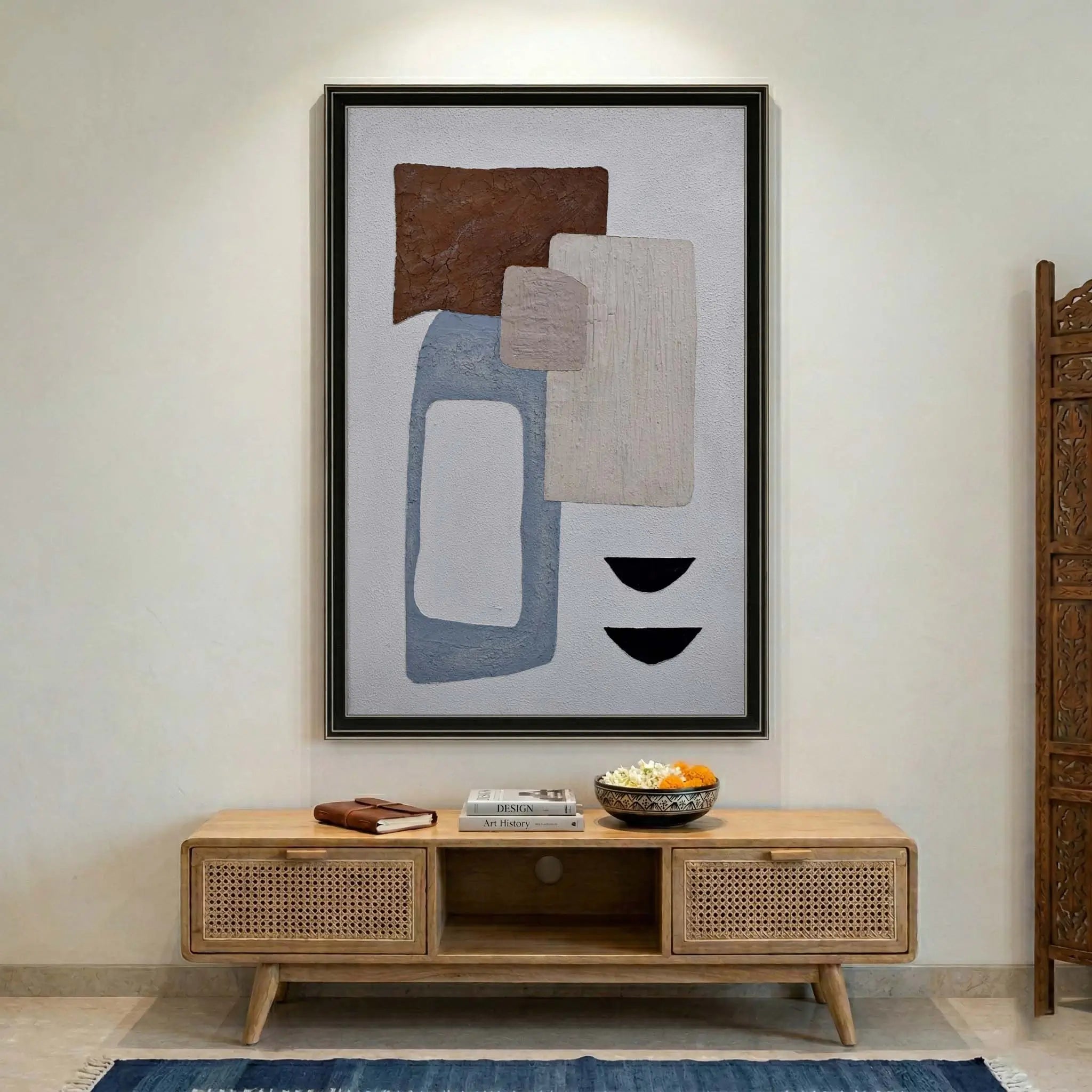 Textured Geometric Abstract
