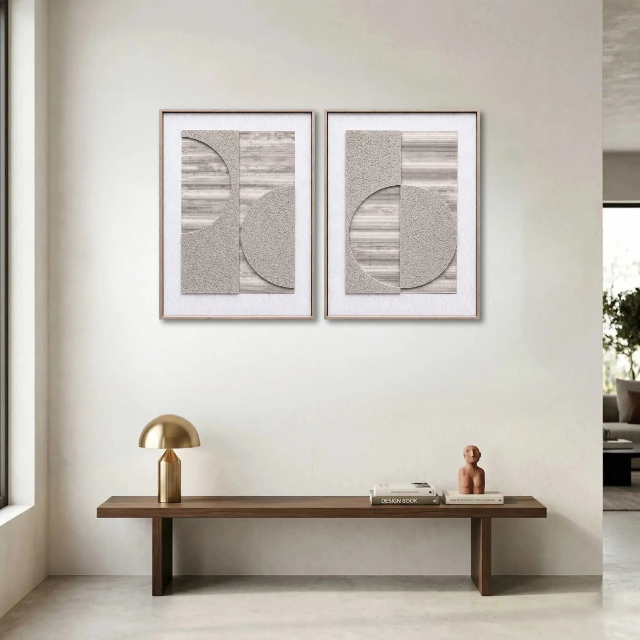Modern Handmade Abstract Art Set