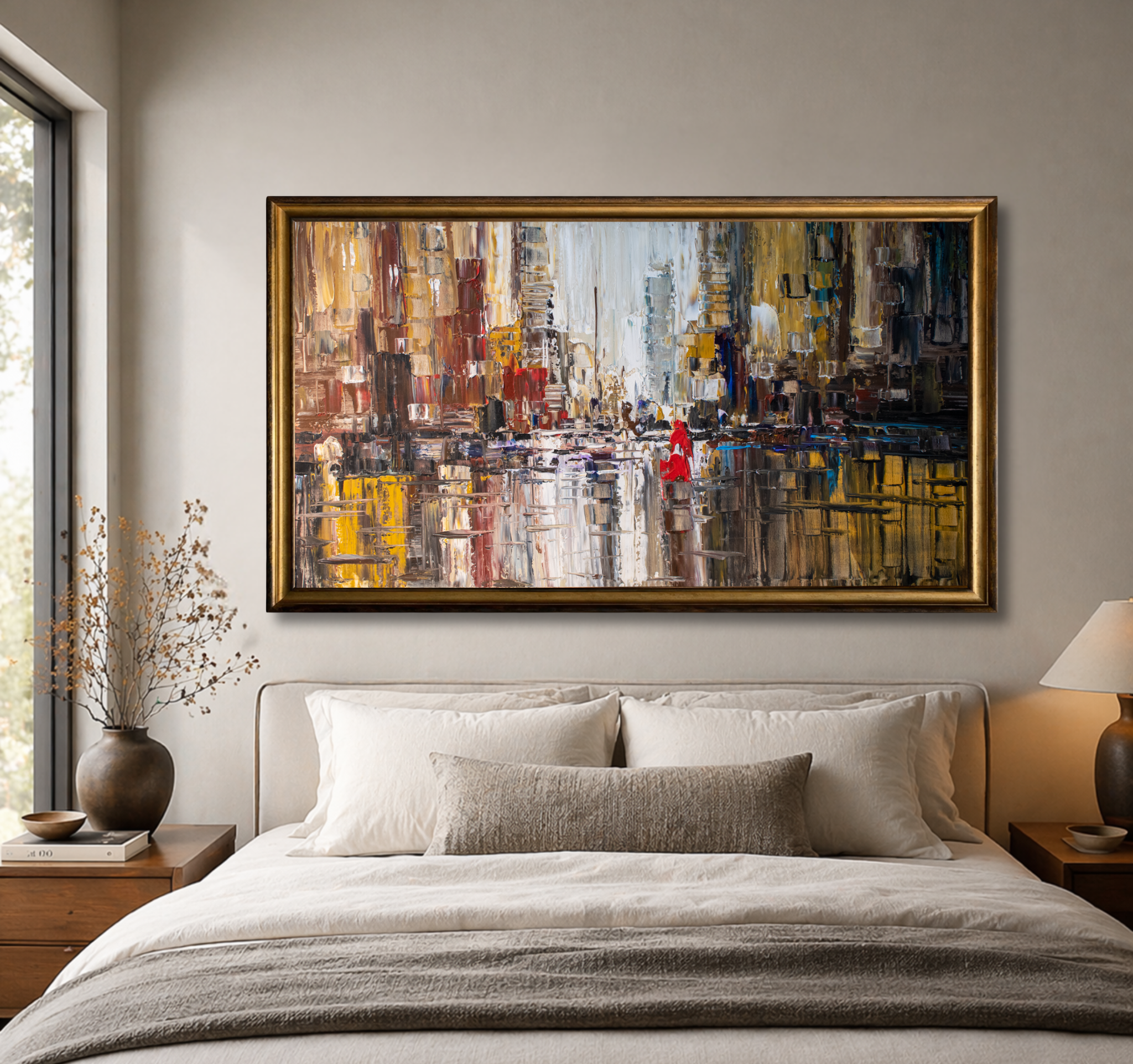 Golden Urban Reflection