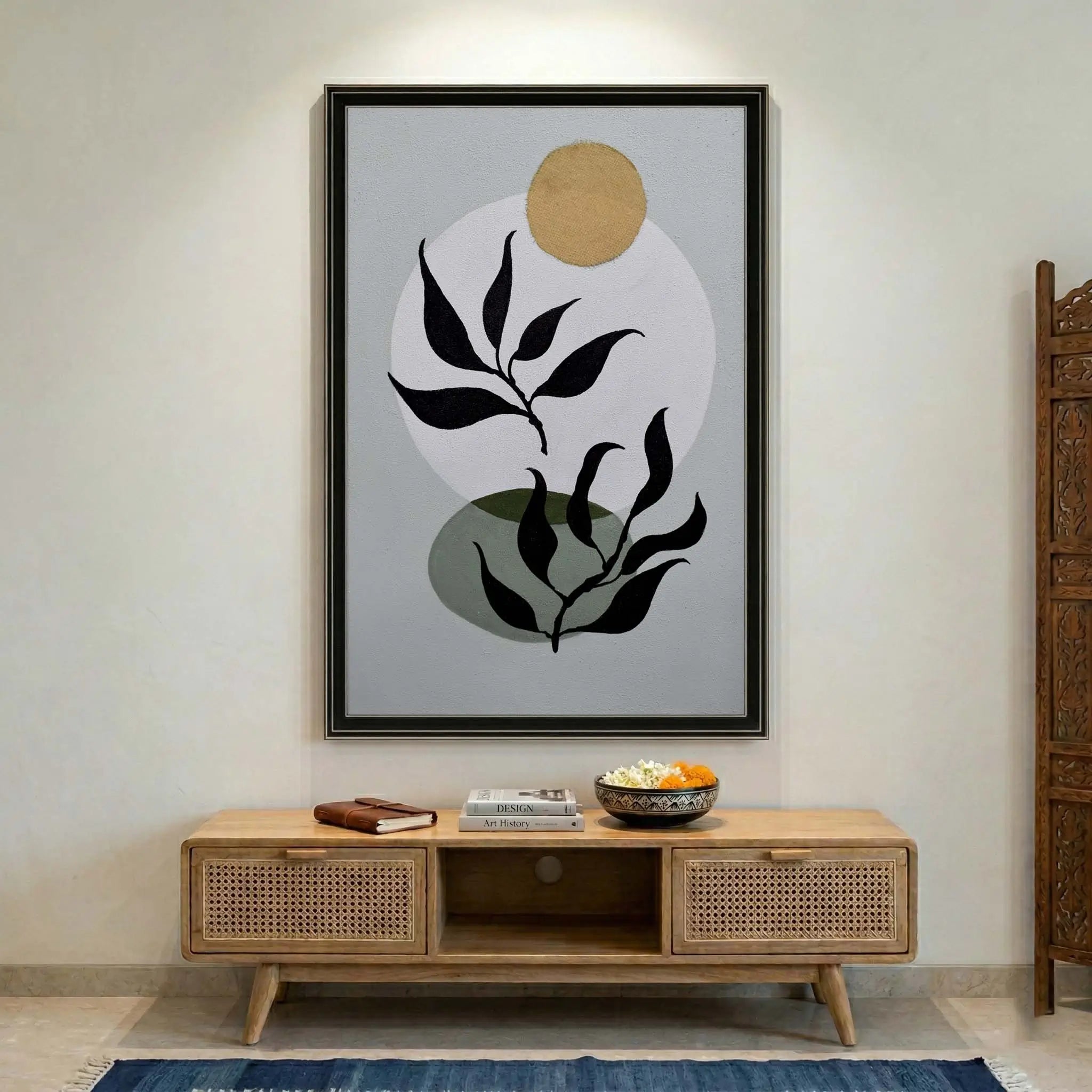 Minimal Botanical Abstract