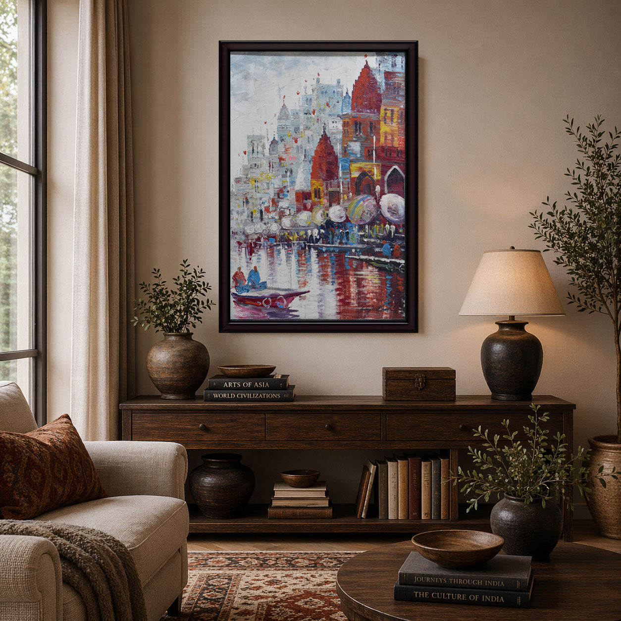 Banaras Ghat Painting