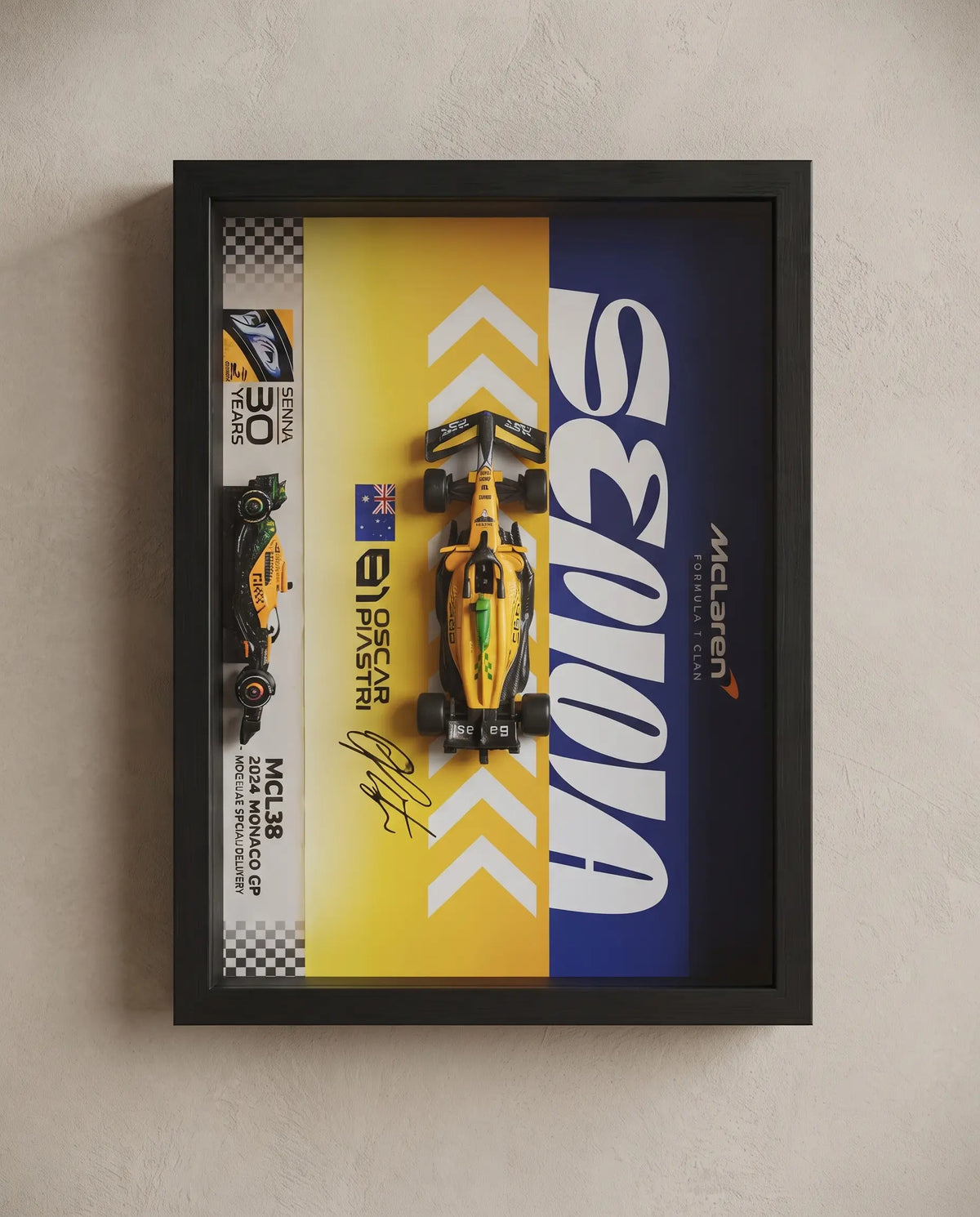 Oscar Piastri McLaren MCL38 – F1 Wall Art