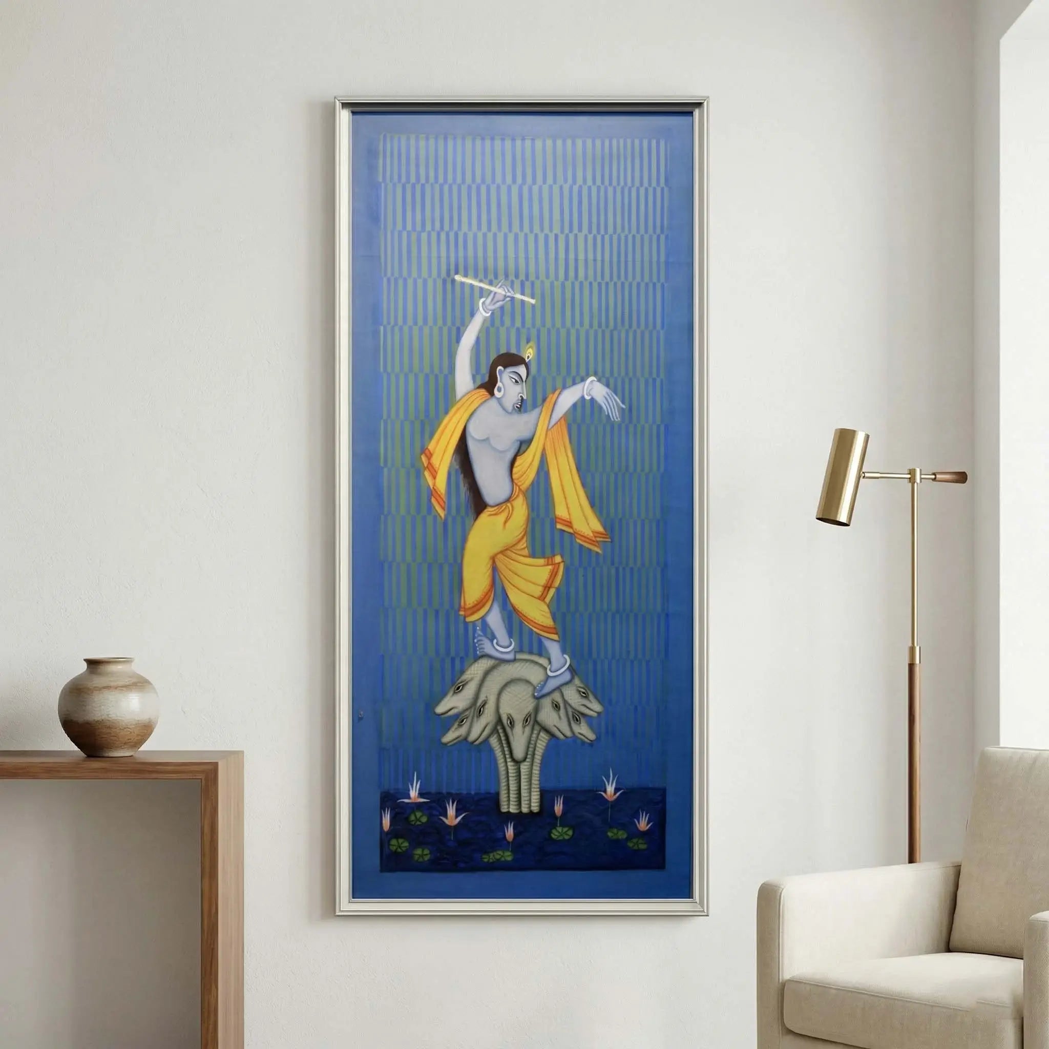 Krishna Ji Pichwai Vertical